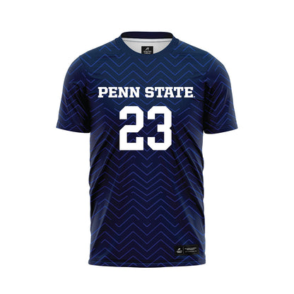 Penn State - NCAA Men's Soccer : Conor Clair - Navy Soccer Jersey-0