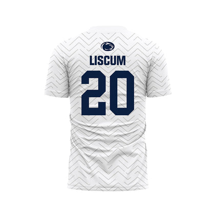 Penn State - NCAA Men's Soccer : Ben Liscum - White Soccer Jersey-1