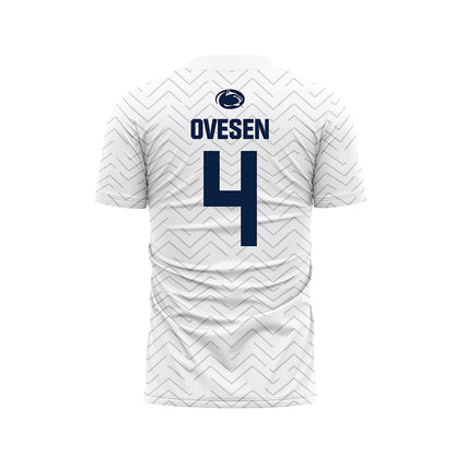 Penn State - NCAA Men's Soccer : Samuel Ovesen - White Soccer Jersey-1