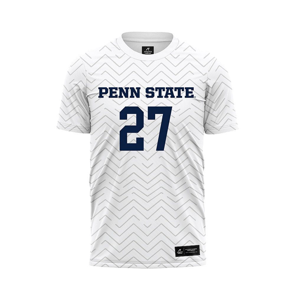Penn State - NCAA Men's Soccer : Sam Fielding - White Soccer Jersey-0