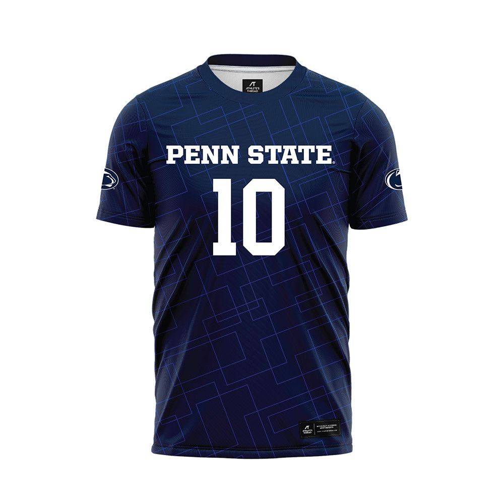 Penn State - NCAA Women's Soccer : Emma Johnson - Navy Soccer Jersey-0