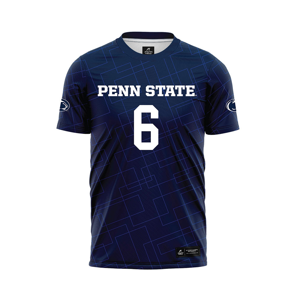 Penn State - NCAA Women's Soccer : Kealey Titmuss - Navy Soccer Jersey-0