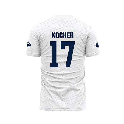 Penn State - NCAA Women's Soccer : Ellie Kocher - White Soccer Jersey-1