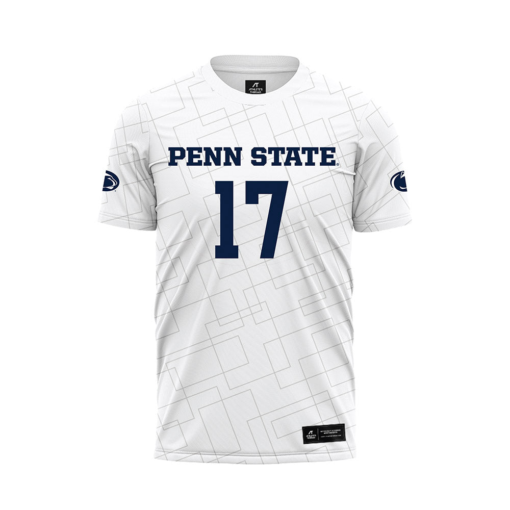 Penn State - NCAA Women's Soccer : Ellie Kocher - White Soccer Jersey-0