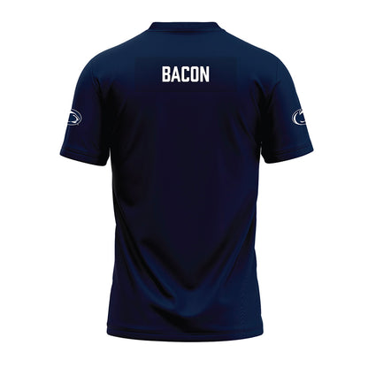 Penn State - NCAA Football : Caleb Bacon - Navy Premium Football Jersey-1