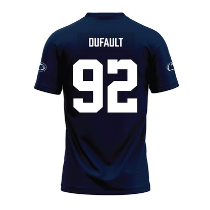 Penn State - NCAA Football : Andrew Dufault - Navy Premium Football Jersey-1