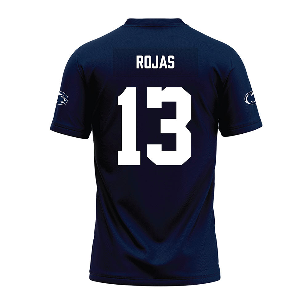 Penn State - NCAA Football : Tony Rojas - Navy Premium Football Jersey-1
