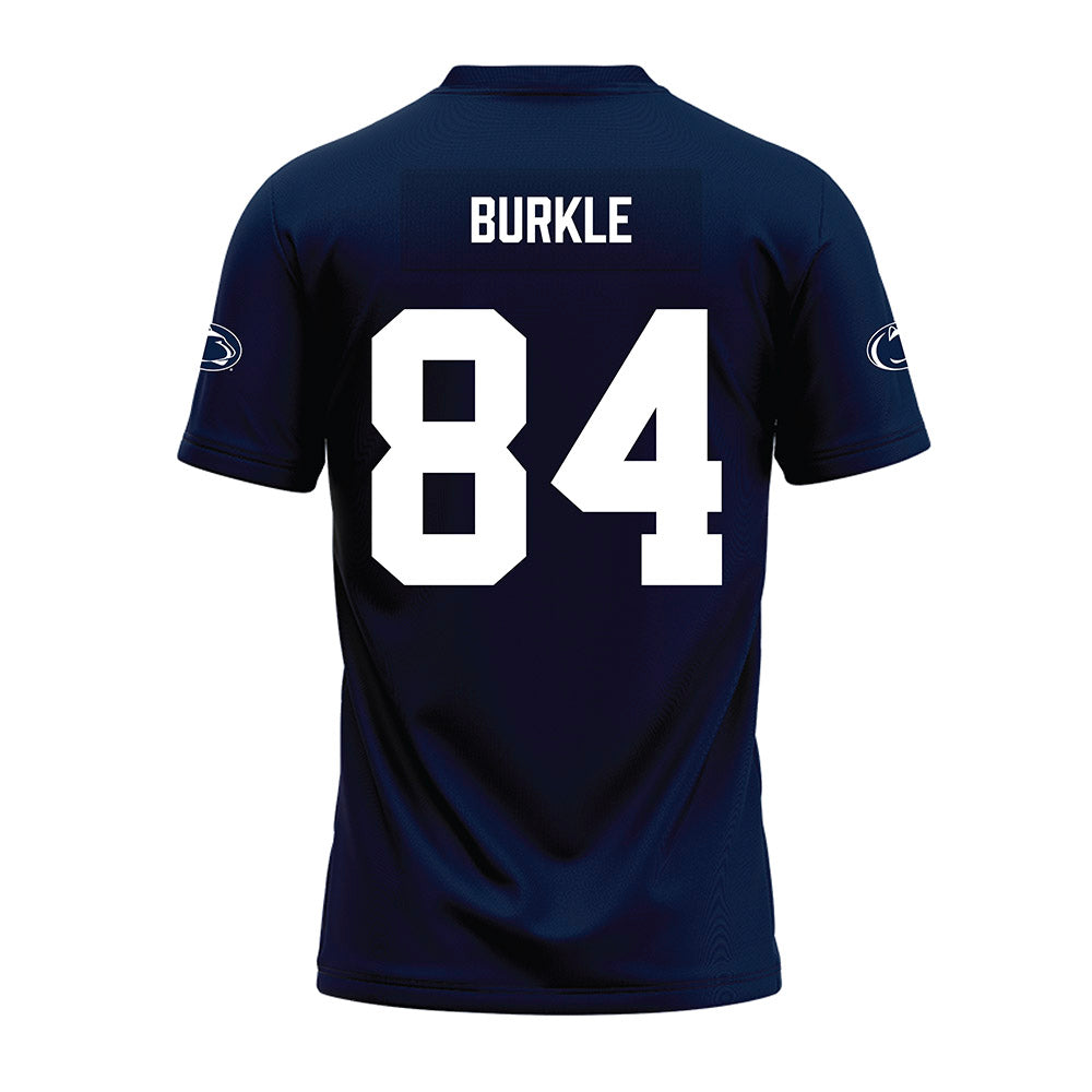 Penn State - NCAA Football : Gabe Burkle - Navy Premium Football Jersey-1