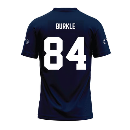 Penn State - NCAA Football : Gabe Burkle - Navy Premium Football Jersey-1