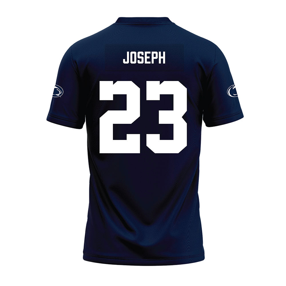 Penn State - NCAA Football : Jahmir Joseph - Navy Premium Football Jersey-1