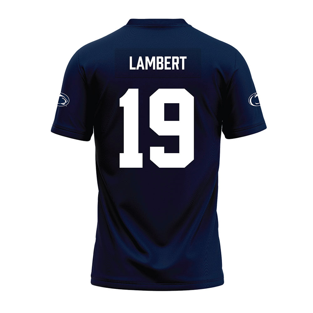 Penn State - NCAA Football : Jack Lambert - Navy Premium Football Jersey-1
