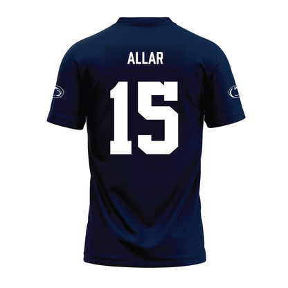 Penn State - NCAA Football : Drew Allar - Navy Premium Football Jersey-1