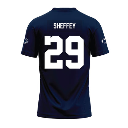 Penn State - NCAA Football : D'Antae Sheffey - Navy Premium Football Jersey-1