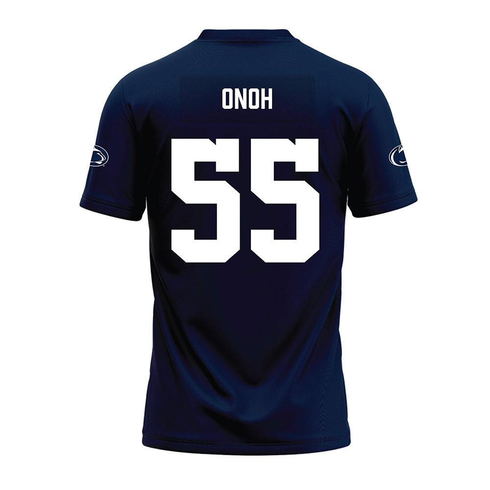 Penn State - NCAA Football : Chimdy Onoh - Navy Premium Football Jersey-1