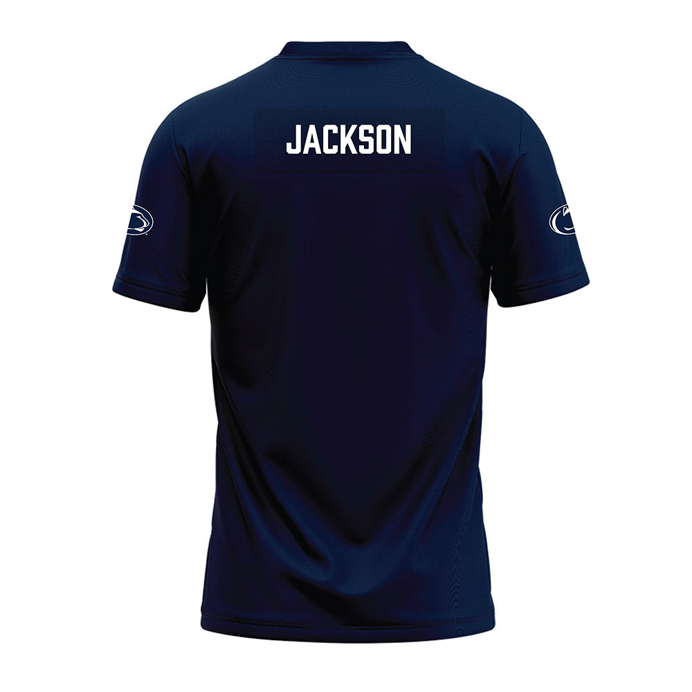 Penn State - NCAA Football : Amarion Jackson - Navy Premium Football Jersey-1