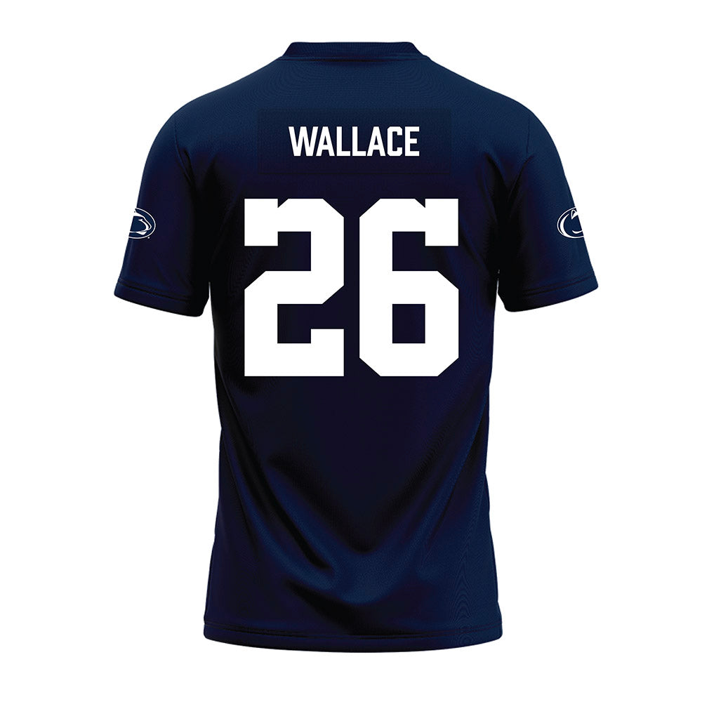 Penn State - NCAA Football : Cam Wallace - Navy Premium Football Jersey-1