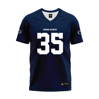 Penn State - NCAA Football : Blaise Sokach-Minnick - Navy Premium Football Jersey-0