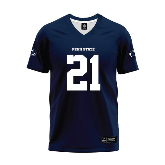 Penn State - NCAA Football : Vaboue Toure - Navy Premium Football Jersey-0