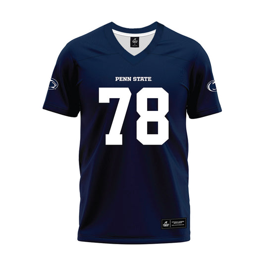 Penn State - NCAA Football : Malachi Goodman - Navy Premium Football Jersey-0