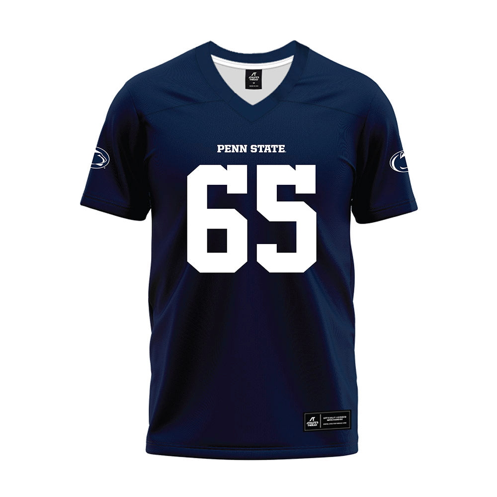 Penn State - NCAA Football : Jim Fitzgerald - Navy Premium Football Jersey-0