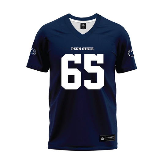 Penn State - NCAA Football : Jim Fitzgerald - Navy Premium Football Jersey-0