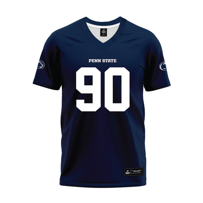 Penn State - NCAA Football : Liam Andrews - Navy Premium Football Jersey-0