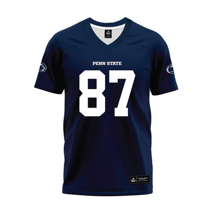 Penn State - NCAA Football : Andrew Rappleyea - Navy Premium Football Jersey-0