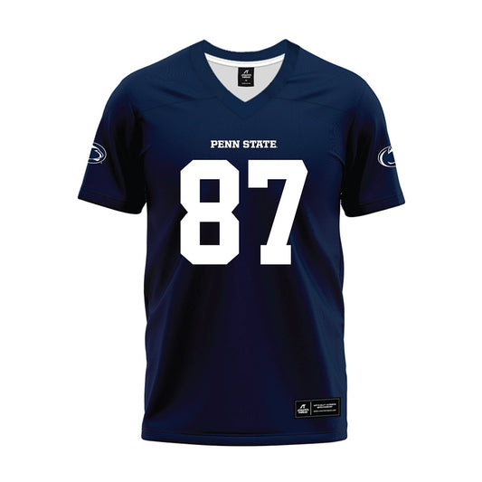 Penn State - NCAA Football : Andrew Rappleyea - Navy Premium Football Jersey-0
