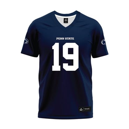 Penn State - NCAA Football : Jack Lambert - Navy Premium Football Jersey-0