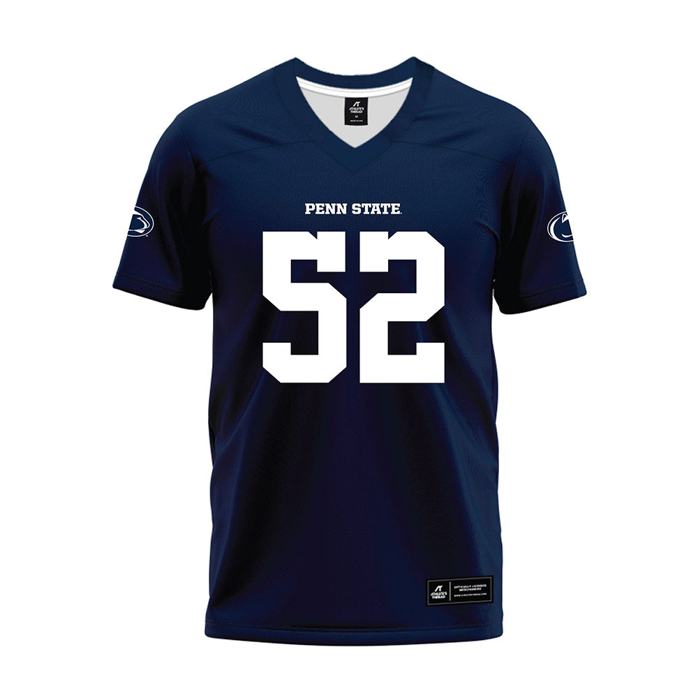 Penn State - NCAA Football : Dominic Rulli - Navy Premium Football Jersey-0