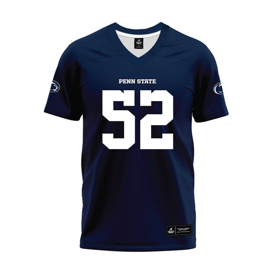 Penn State - NCAA Football : Dominic Rulli - Navy Premium Football Jersey-0