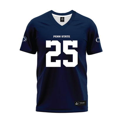 Penn State - NCAA Football : Alex Tatsch - Navy Premium Football Jersey-0