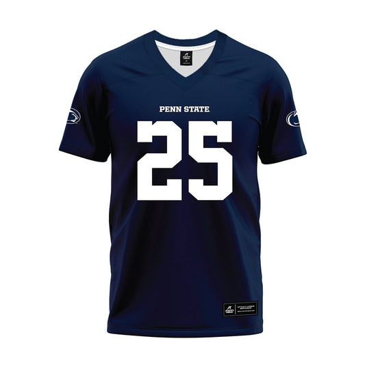 Penn State - NCAA Football : Alex Tatsch - Navy Premium Football Jersey-0