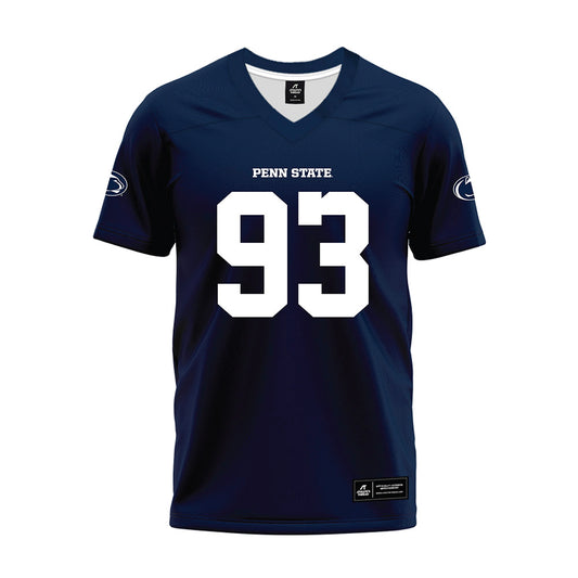 Penn State - NCAA Football : Bobby Mears - Navy Premium Football Jersey-0