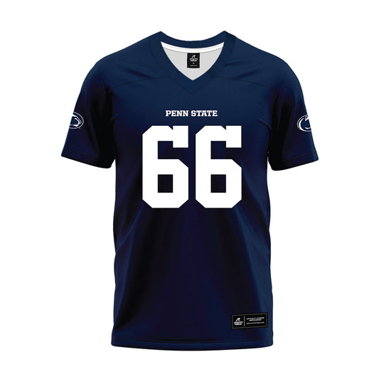 Penn State - NCAA Football : Will Tompkins - Navy Premium Football Jersey-0