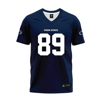 Penn State - NCAA Football : Finn Furmanek - Navy Premium Football Jersey-0