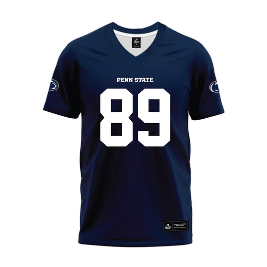 Penn State - NCAA Football : Finn Furmanek - Navy Premium Football Jersey-0