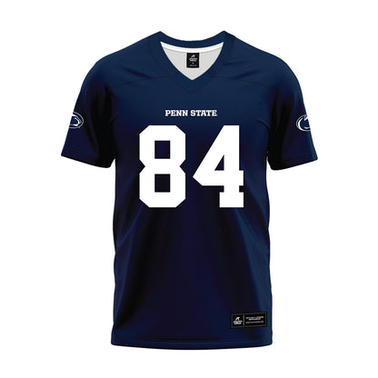 Penn State - NCAA Football : Gabe Burkle - Navy Premium Football Jersey-0