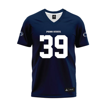 Penn State - NCAA Football : Jashaun Green - Navy Premium Football Jersey-0