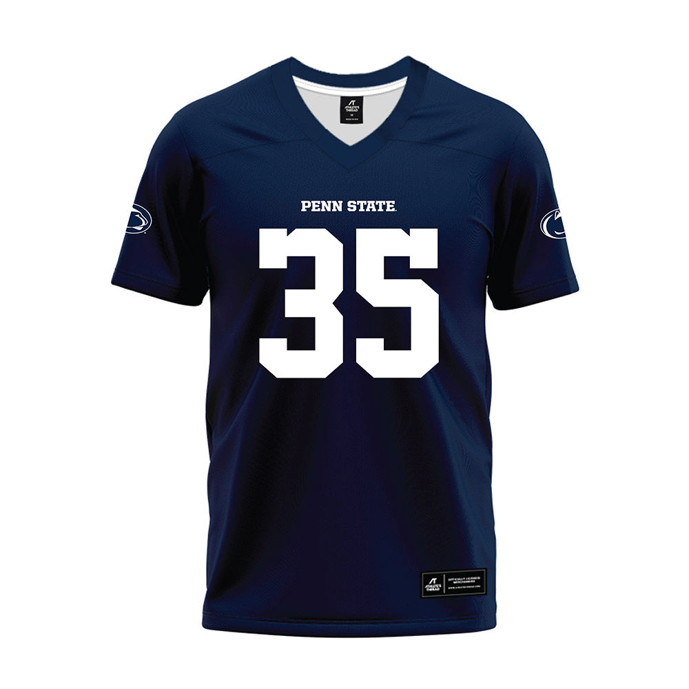 Penn State - NCAA Football : Tyler Armstead - Navy Premium Football Jersey-0