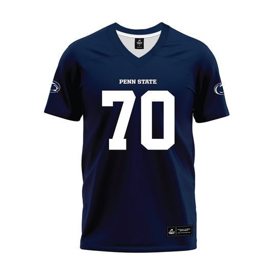 Penn State - NCAA Football : Garrett Sexton - Navy Premium Football Jersey-0