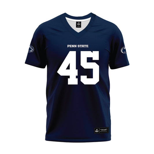 Penn State - NCAA Football : Josh Banks - Navy Premium Football Jersey-0