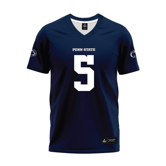 Penn State - NCAA Football : Daryus Dixson - Navy Premium Football Jersey-0