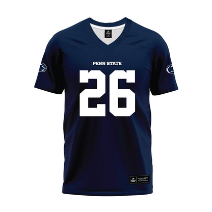 Penn State - NCAA Football : Cam Wallace - Navy Premium Football Jersey-0