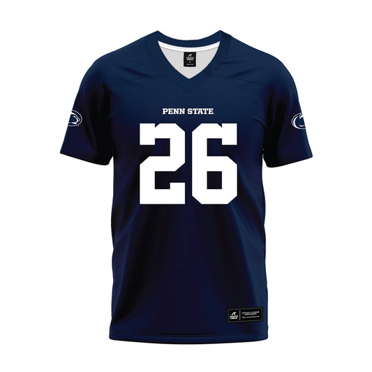 Penn State - NCAA Football : Cam Wallace - Navy Premium Football Jersey-0