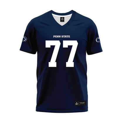 Penn State - NCAA Football : Owen Aliciene - Navy Premium Football Jersey-0