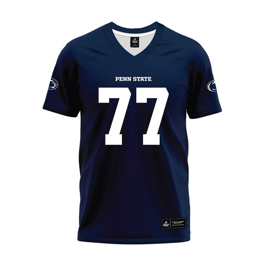 Penn State - NCAA Football : Owen Aliciene - Navy Premium Football Jersey-0