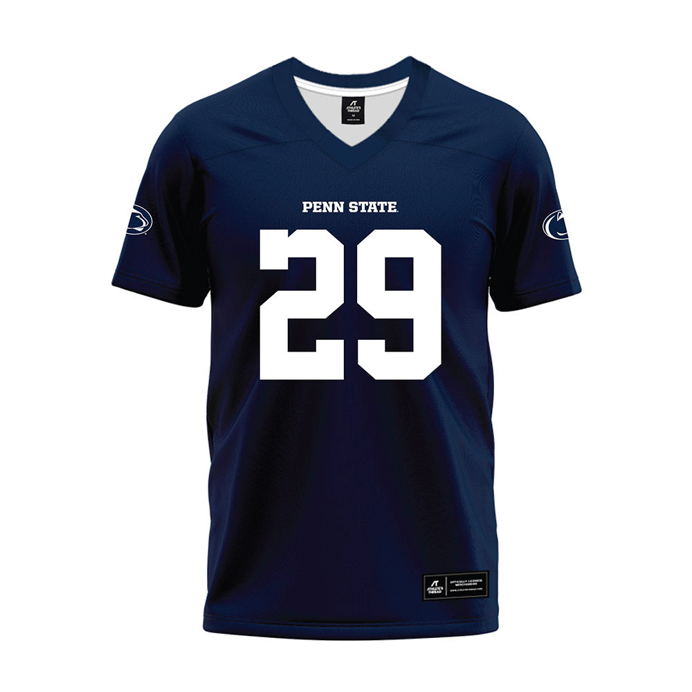 Penn State - NCAA Football : D'Antae Sheffey - Navy Premium Football Jersey-0