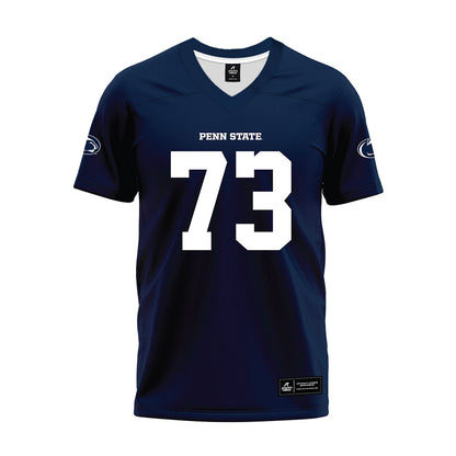 Penn State - NCAA Football : Caleb Brewer - Navy Premium Football Jersey-0