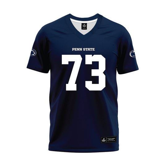 Penn State - NCAA Football : Caleb Brewer - Navy Premium Football Jersey-0